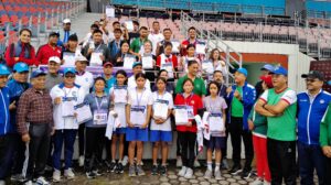 भूपू खेलाडी मञ्चको मासिक दौड,कर्पोरेट दौडमा अर्जुन र अनितालाई उपाधि