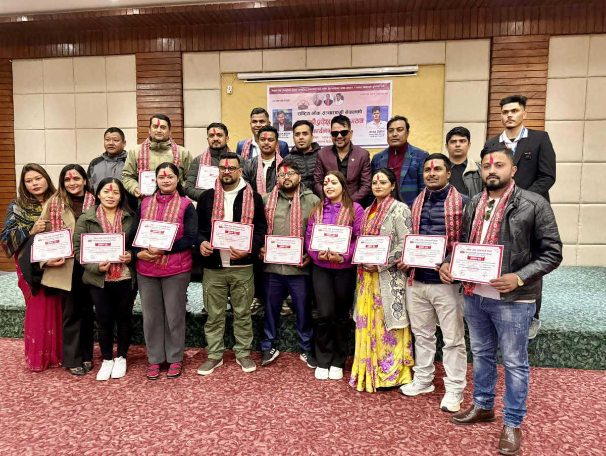 लोक सञ्चारकर्मी नेपालको गण्डकी प्रदेशको अध्यक्षमा दीपक अधिकारी, महिला विभाग प्रमुखमा समय नेपालकी पत्रकार रेखा पौडेल चयन