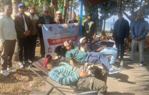रोटरी क्लब अफ पोखरा लेकसाईडकोे रक्तदानमा ३० युनिट रगत संकलन