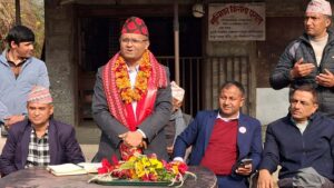 नेकपा एमालेको पोखरा–२१ मा घरदैलो अभियान तीव्र