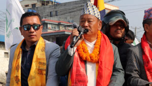 पोखराको विकासका लागि संसदमा भूमिका खेल्ने छुँः राप्रपा उम्मेदवार हेमजंग गुरुङ