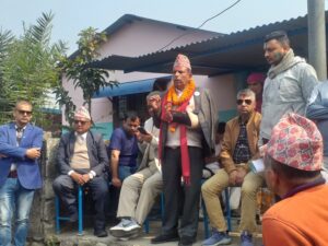 भरतपोखरीको मनिनाथ मन्दिरलाई धार्मिक पर्यटकीय  रुपमा विकास गर्छु– उम्मेदवार माधवप्रसाद  बास्तोला