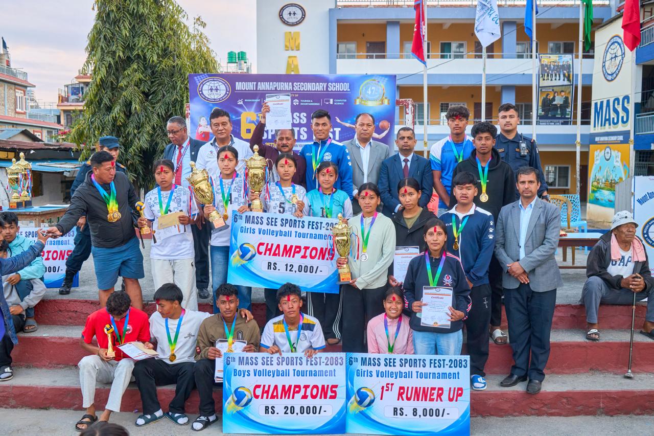 माउन्ट अन्नपूर्ण छैटौ एसर्ईई फेष्टको समापन